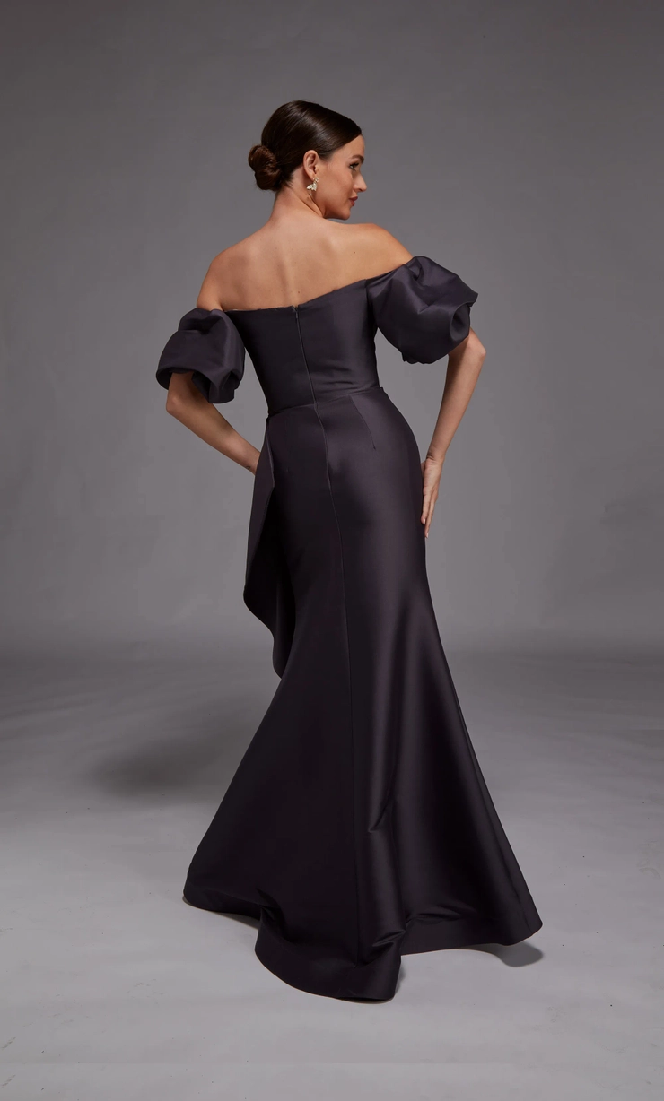 Alyce Paris Style #27863 #1 Charcoal backface vertical picture