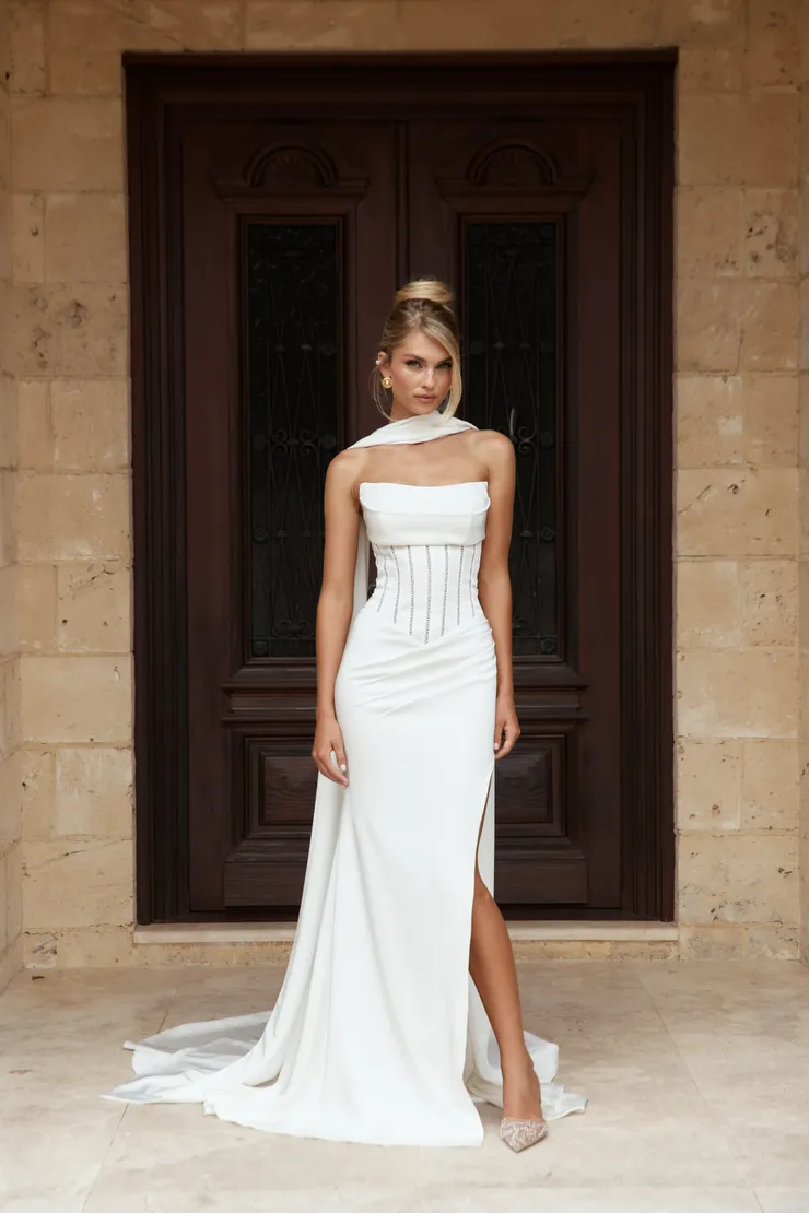 white christmas dresses Mont Blanc – Jane Hill Wedding Gowns main image 0