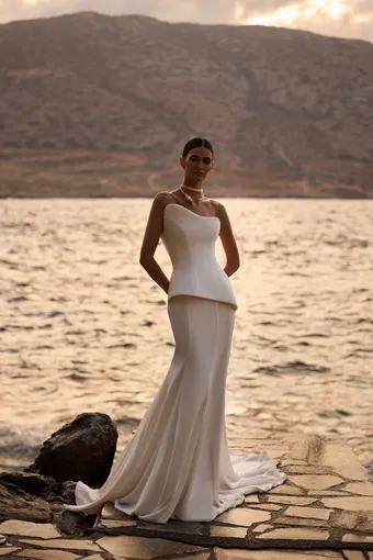 Milla Nova #Lucetta chiffon skirt #0 default frontface vertical thumbnail