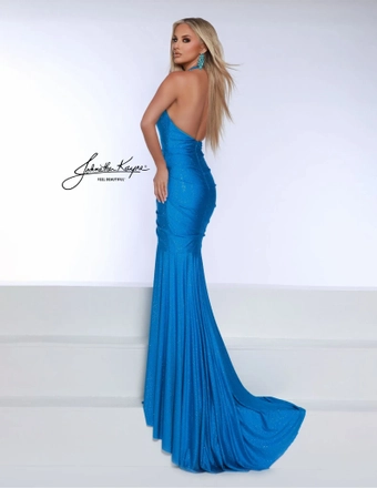 Johnathan Kayne 3005   Glamorous Sequin Mermaid Gown with Slit & Train #8 default backface vertical thumbnail