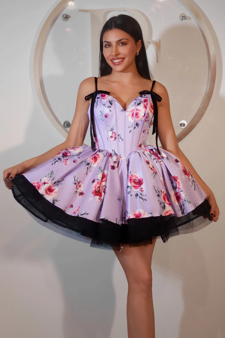 Portia and Scarlett Style #PS25765 #10 Lilac frontface vertical cropped picture