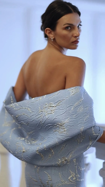 Zakaa Couture Evening Antoinette #6 backface vertical cropped thumbnail