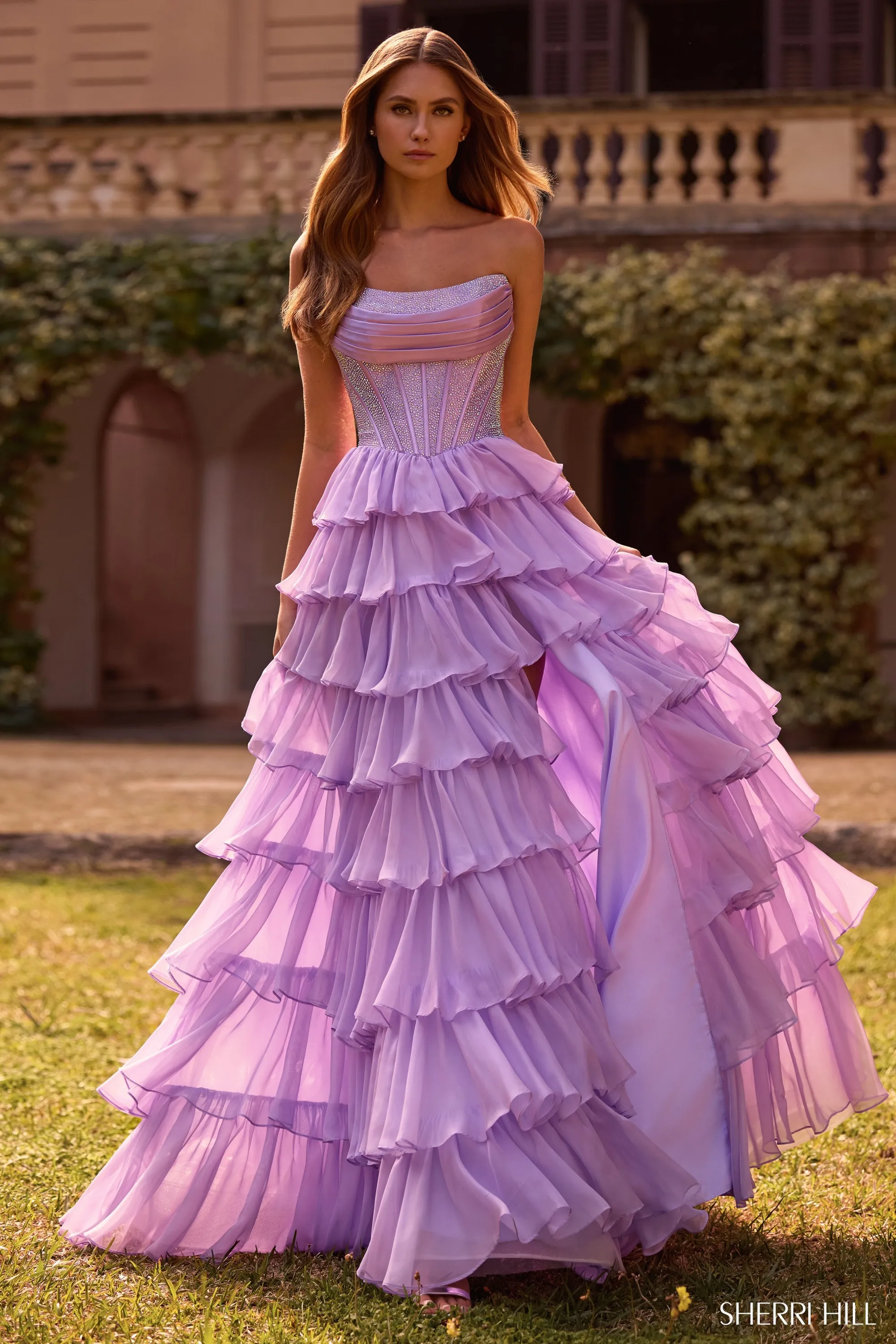 knee length dresses for ladies Sherri Hill 55467 – OC Sparkle