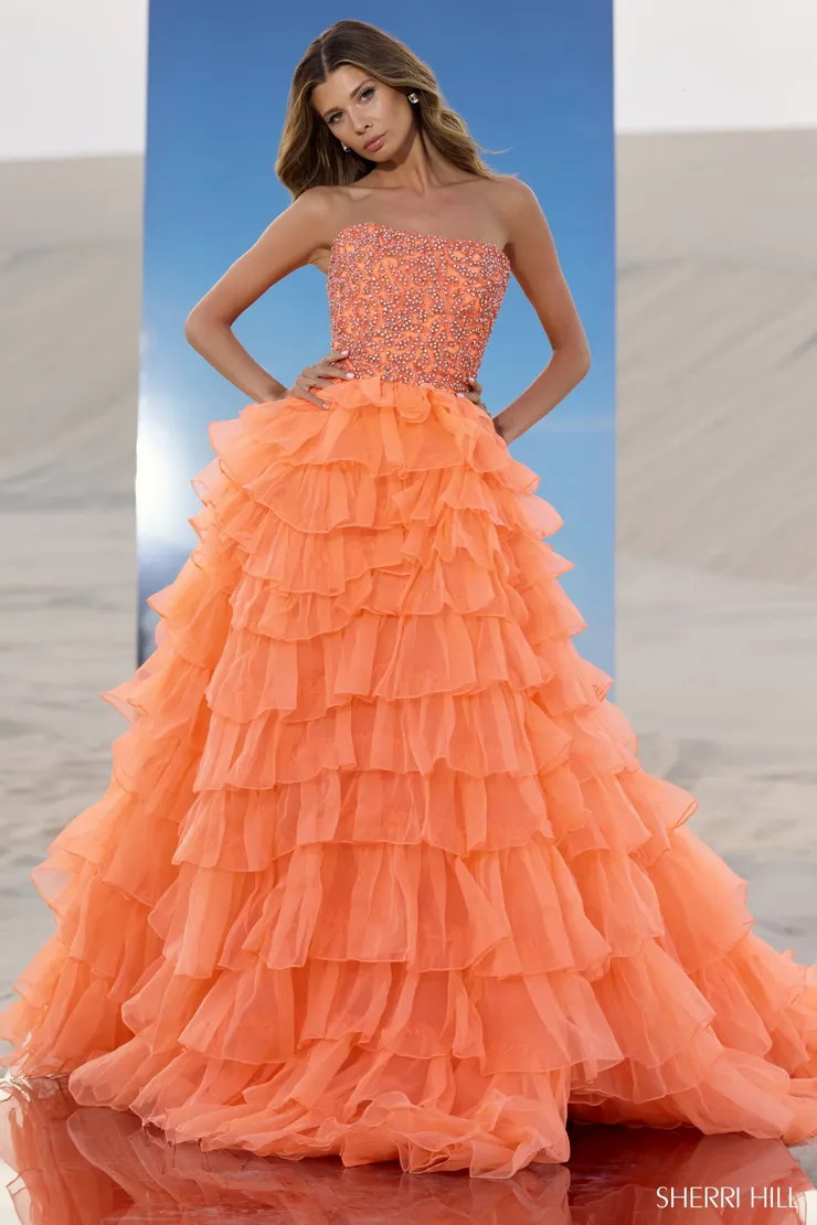 Sherri Hill Style #67004 #1 frontface vertical picture