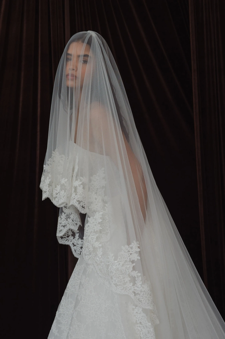 Jenny Yoo Judith Veil V22555 #11 vertical cropped picture