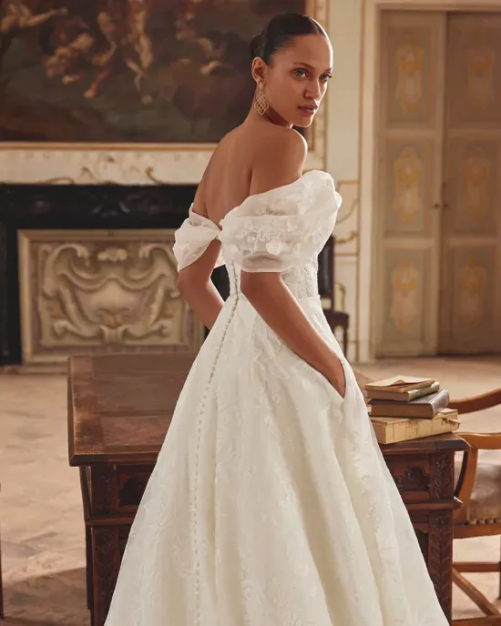 Justin Alexander Style #88453SL #8 backface vertical cropped picture