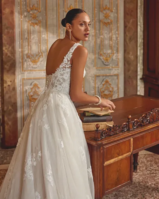 Justin Alexander Style #88455 #7 backface vertical cropped picture