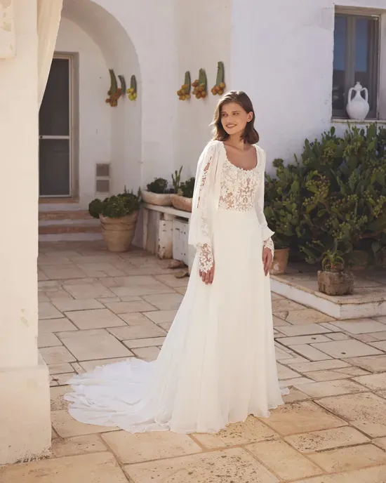 lillian west long sleeve wedding dress Lillian West New Wedding Dress Save 20%