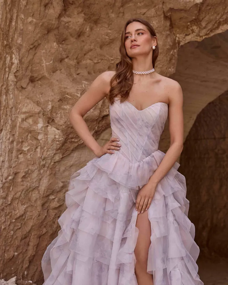 La Perle by Calla Blanche Style #LP2544 #2 frontface vertical cropped picture