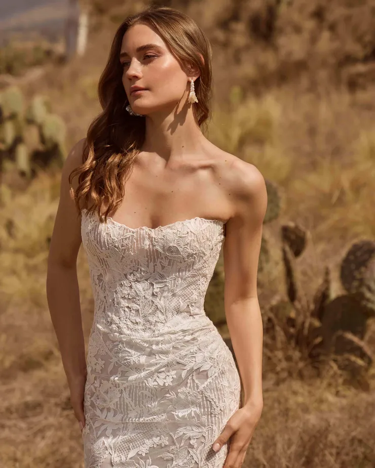 La Perle by Calla Blanche Style #LP2545 #2 frontface vertical cropped picture
