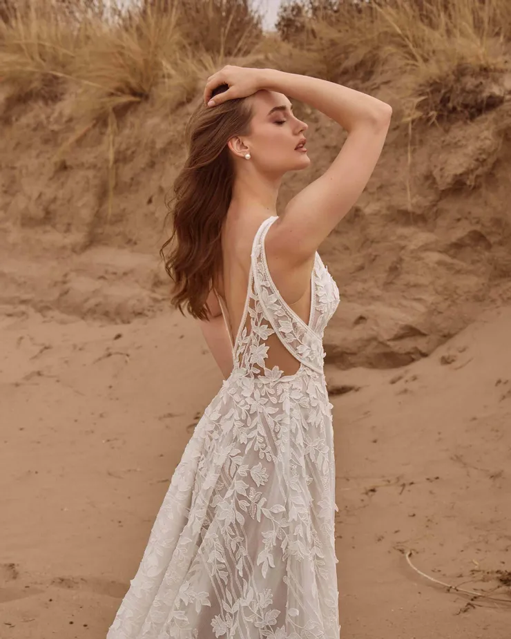 La Perle by Calla Blanche Style #LP2547 #6 backface vertical cropped picture