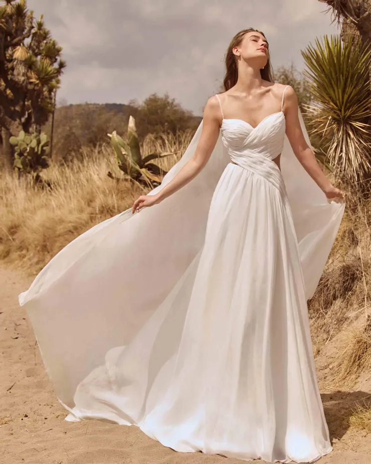 La Perle by Calla Blanche Style #LP2550 #1 frontface vertical picture