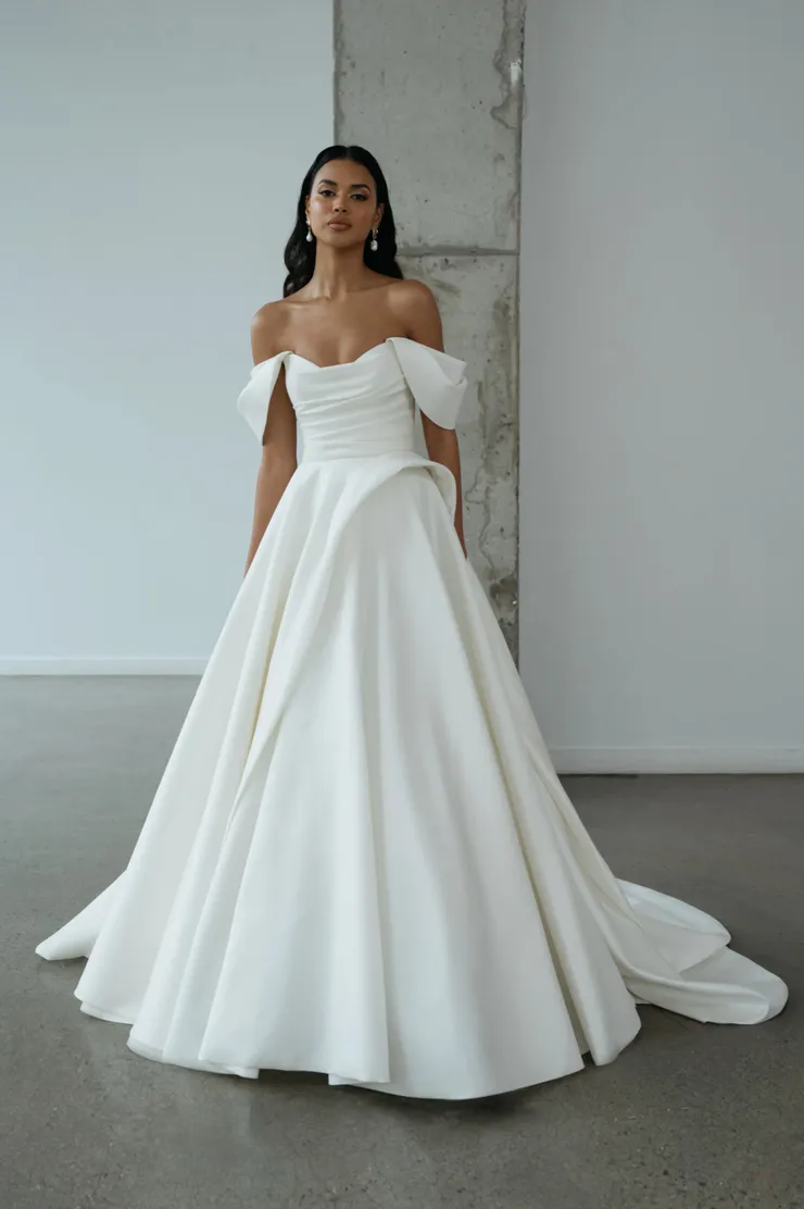 Jenny Yoo Gardenia without Flower 22426N #4 frontface vertical picture