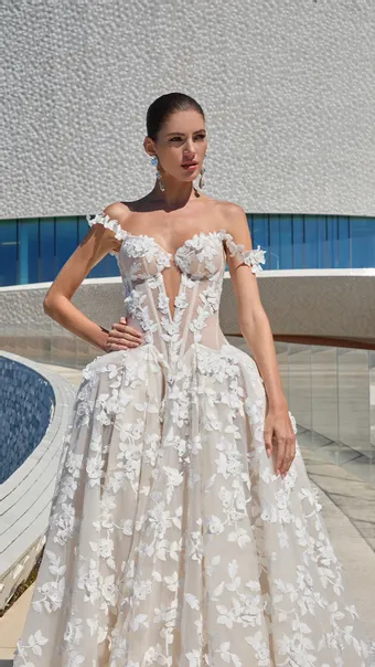Galia Lahav Style #Petal #2 frontface vertical cropped thumbnail
