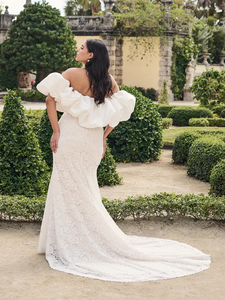 Adrianna Papell Platinum Style #31346W #3 backface vertical picture