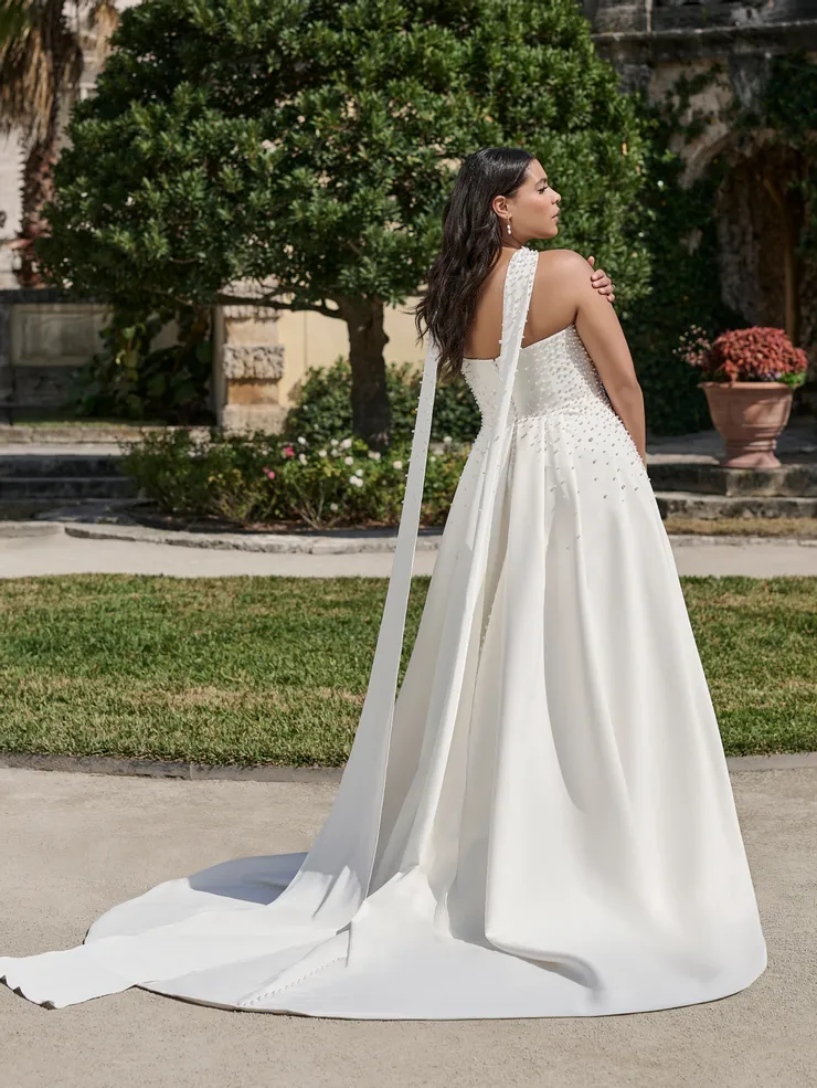 Adrianna Papell Platinum Style #31349W #1 backface vertical picture