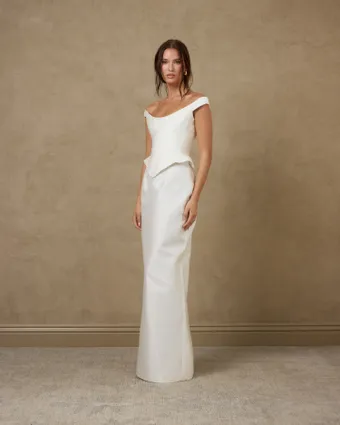 Katherine Tash Paloma Column Gown #1 frontface vertical thumbnail