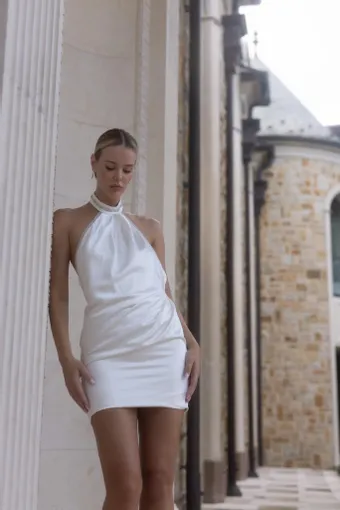 Verdin Bridal Blanche Style #Blue Bell #1 frontface vertical thumbnail