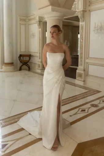 Verdin Bridal Blanche Style #Pansy #0 default frontface vertical thumbnail