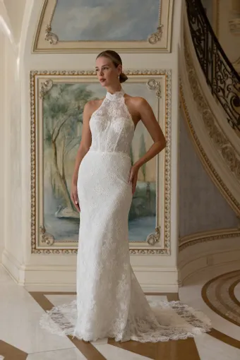 Verdin Bridal Blanche Style #Primrose #1 frontface vertical thumbnail