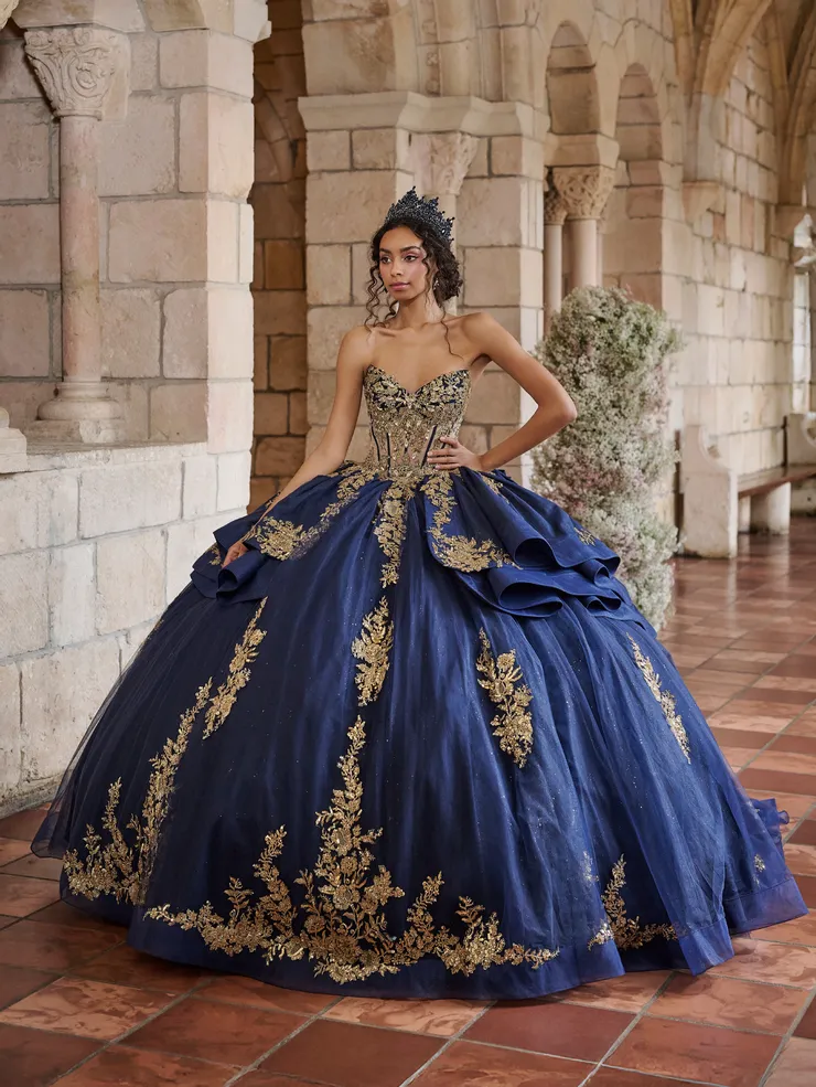 ヒ*キ様 PABLO VINCI Melton gown coat 黒M LizLúo Maravilla - 80050 | Princess Paradise Quinceanera Boutique