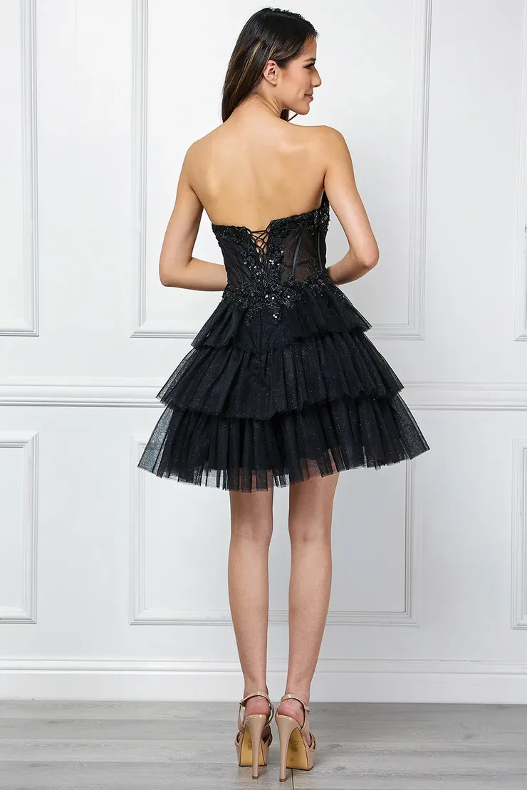 Amelia Couture Style #9066S Backface Thumbnail Image