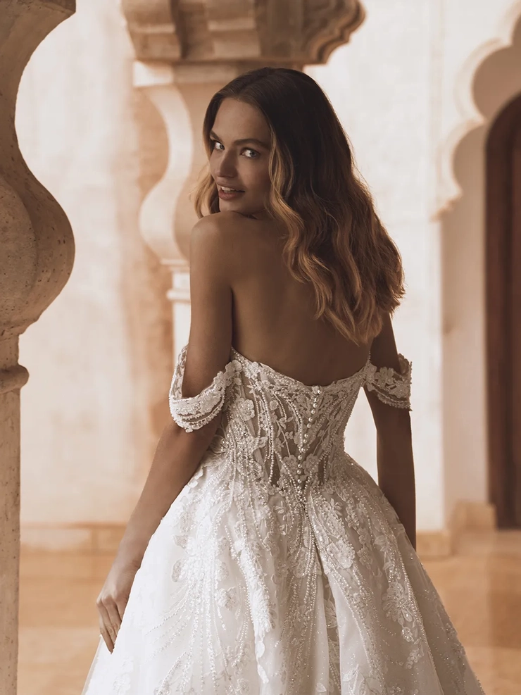 Enzoani Style #Visha #6 backface vertical cropped picture