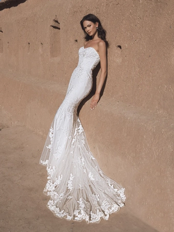 Blue by Enzoani Style #Tatiana #1 frontface vertical thumbnail