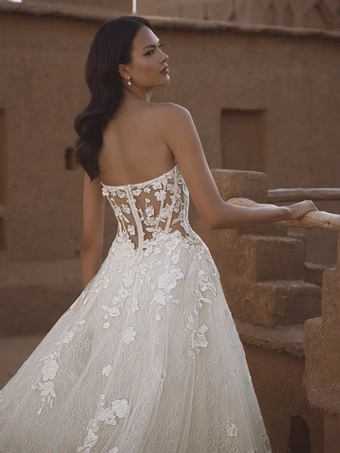 Blue by Enzoani Style #Teagan #7 backface vertical cropped thumbnail