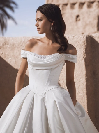 Blue by Enzoani Style #Temina #4 frontface vertical cropped thumbnail