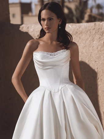 Blue by Enzoani Style #Temina #3 frontface vertical cropped thumbnail
