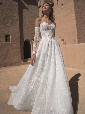 Blue by Enzoani Style #Tia #1 frontface vertical thumbnail
