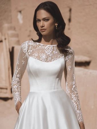 Blue by Enzoani Style #Tinsley #5 frontface vertical cropped thumbnail