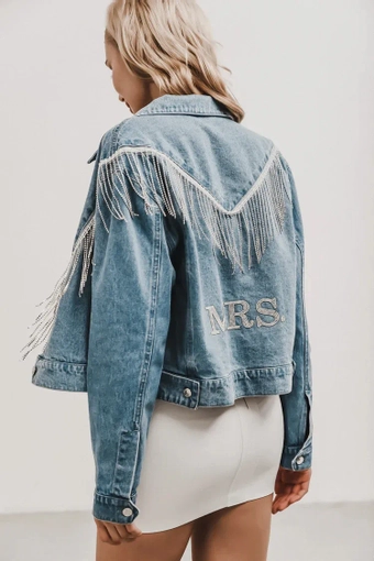 Heirloom Bridal Carrie Denim Jacket #5 default backface vertical thumbnail