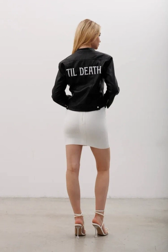 Heirloom Bridal Modern Till Death Jacket #1 backface vertical thumbnail