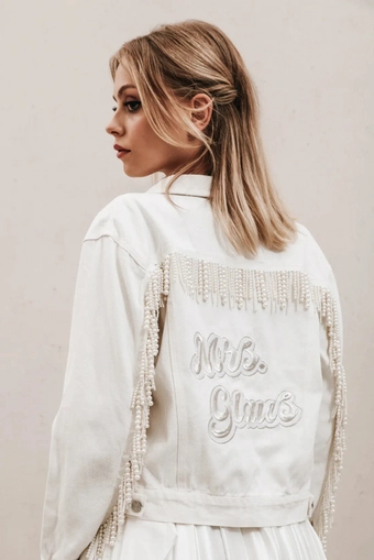 Heirloom Bridal Pearl Fringe Jacket #0 default vertical thumbnail