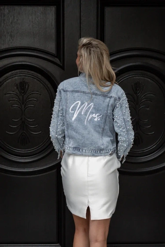 Heirloom Bridal Pearl Sleeve Jacket #0 vertical thumbnail