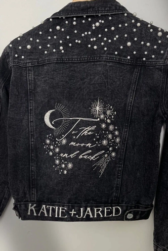 Heirloom Bridal To the Moon Denim Jacket #0 vertical thumbnail