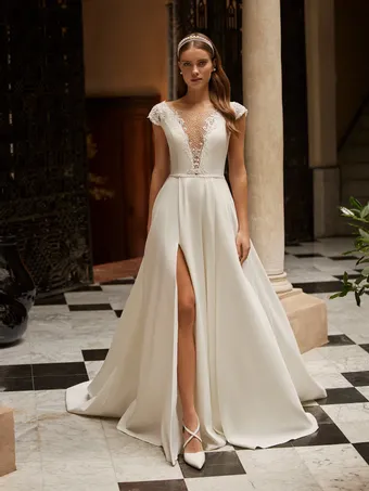 Moonlight Bridal T106 #1 frontface vertical thumbnail