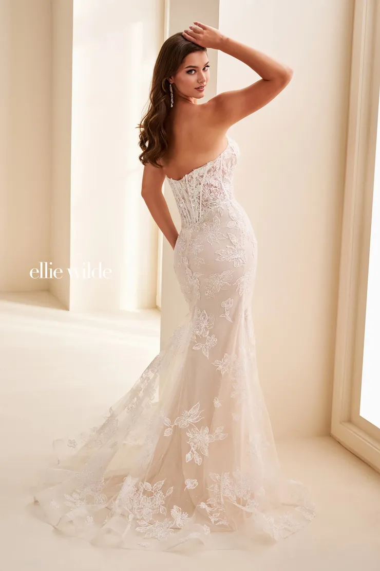 EW37083 Meet your new favorite gown: EW37083 #2 default Ivory/Sand backface vertical picture