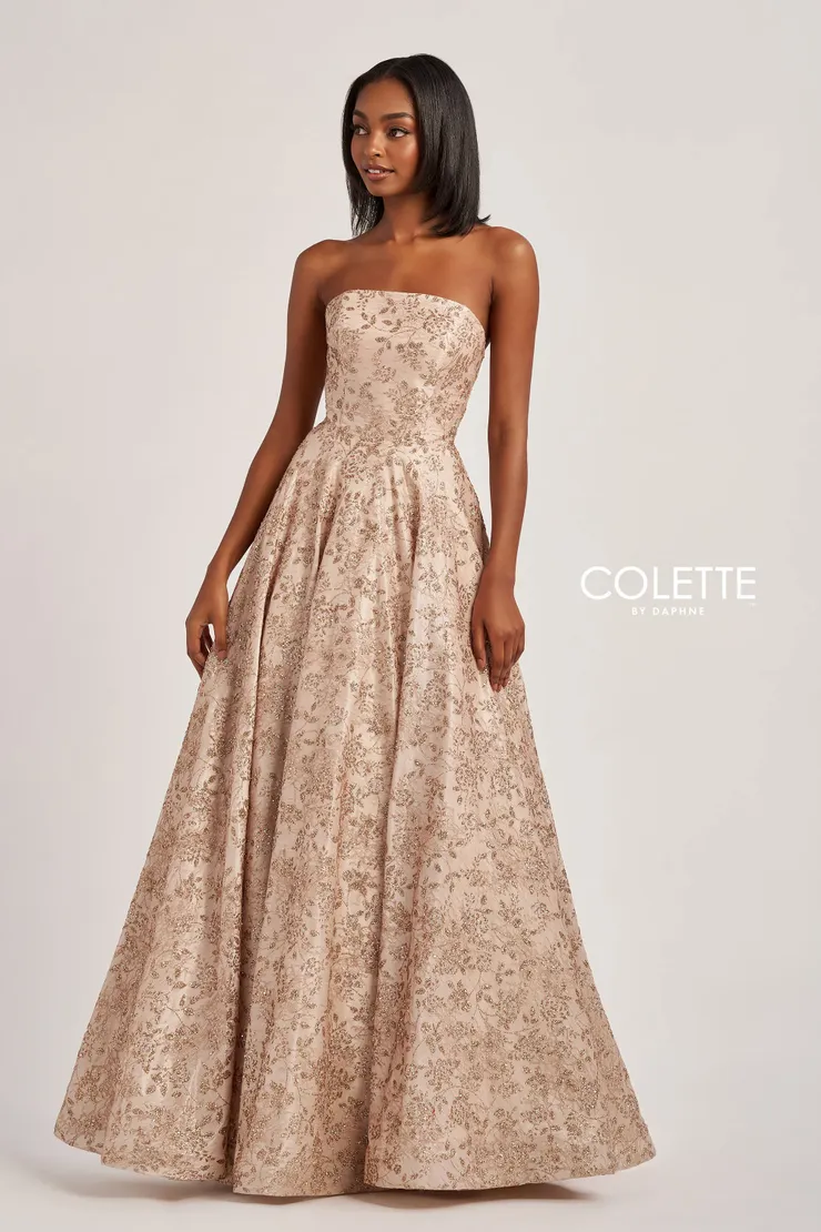 Style CL6002 Colette by Daphne #5 Champagne frontface vertical picture