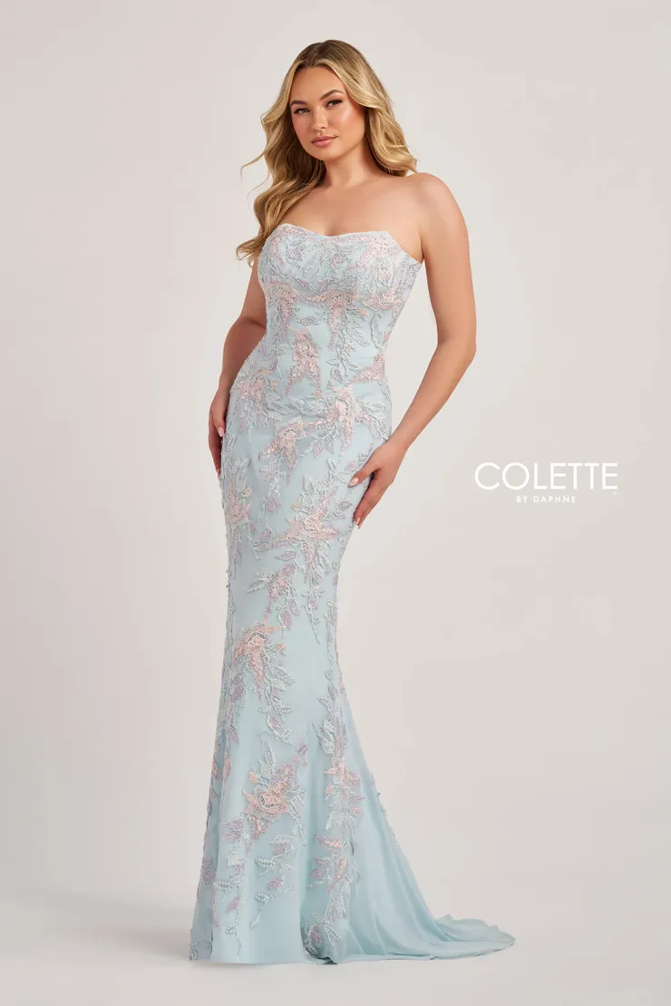 Style CL6007 Colette by Daphne #2 Light Blue/Multi frontface vertical picture