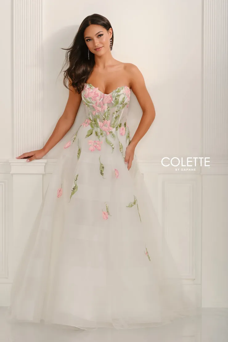 Style CL6103 Colette by Daphne #5 White/Multi frontface vertical picture