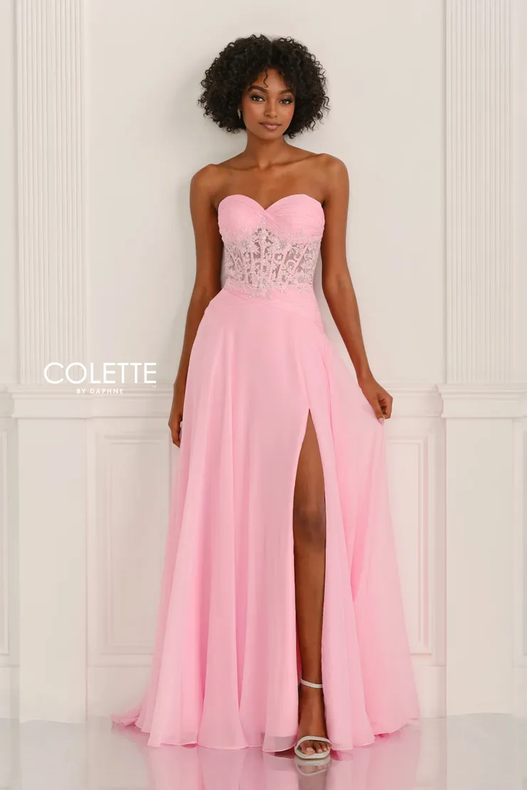Style CL6115 Colette by Daphne #4 Pink frontface vertical picture