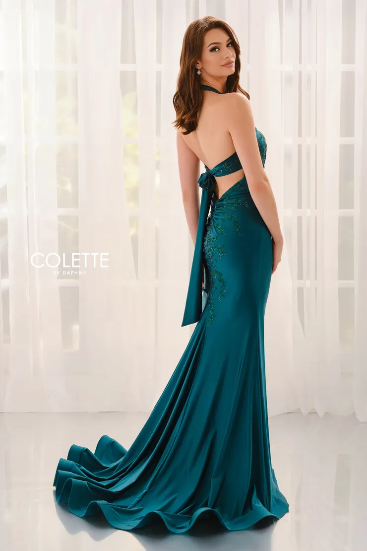 Style CL6133 Colette by Daphne #2 default Teal backface vertical picture