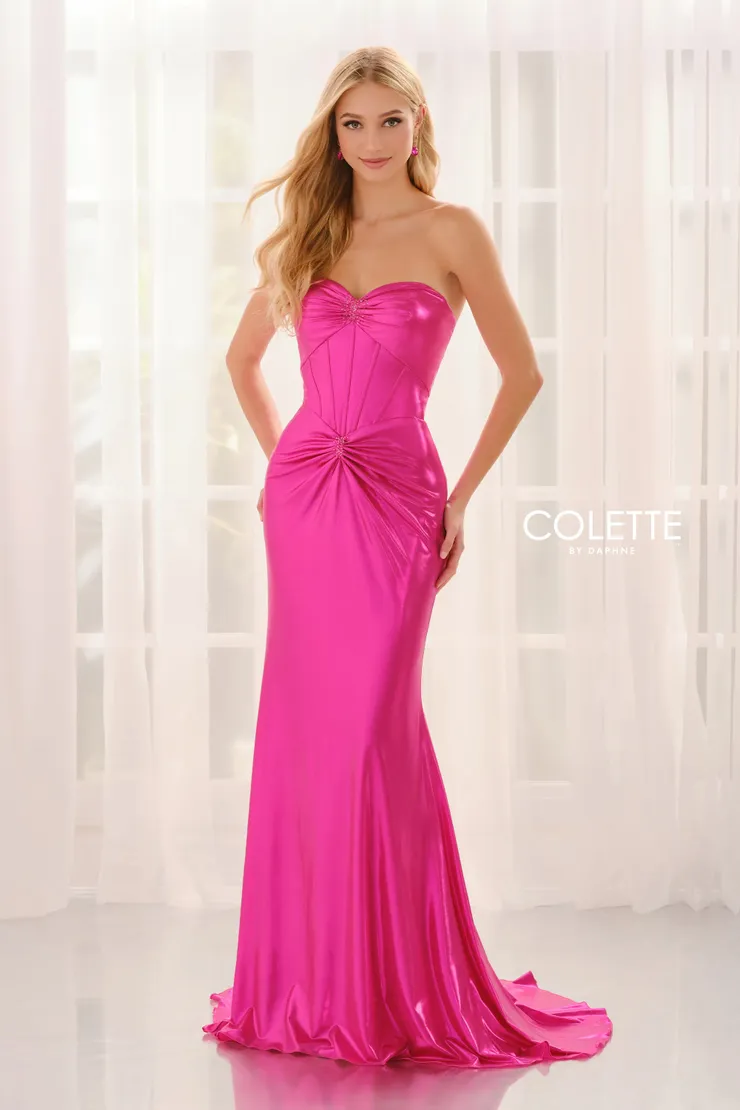 Style CL6139 Colette by Daphne #3 Fuchsia frontface vertical picture
