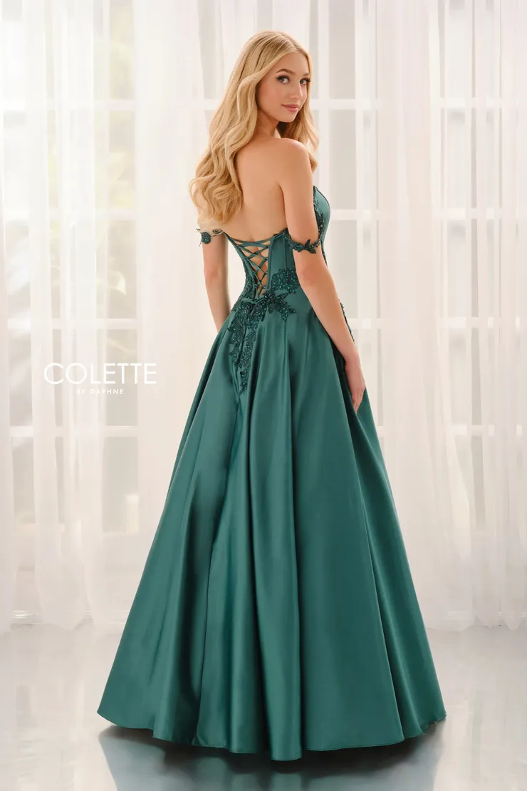 Style CL6151 Colette by Daphne #2 default Hunter Green backface vertical picture