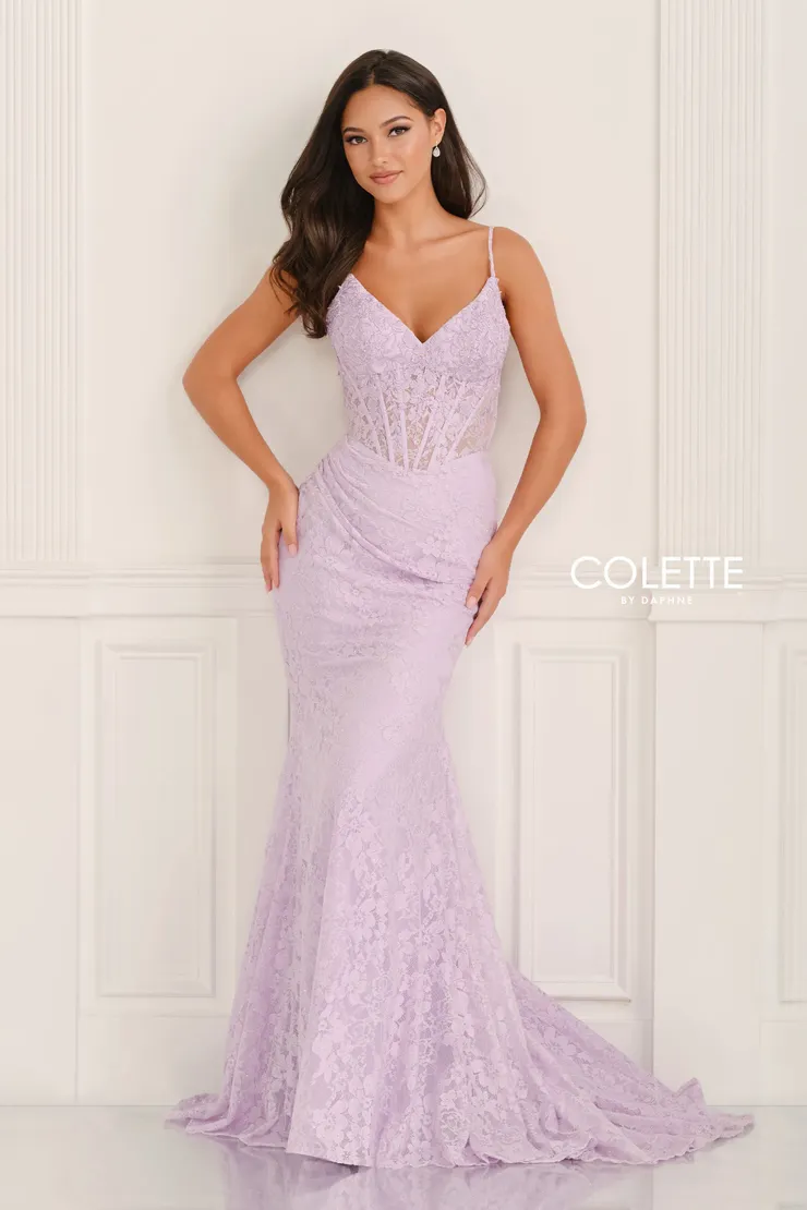Style CL6155 Colette by Daphne #3 Lilac frontface vertical picture