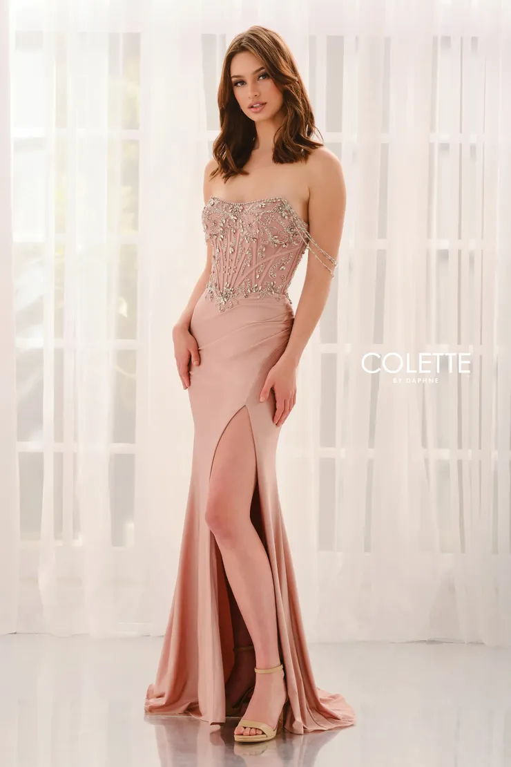 Style CL6171 Colette by Daphne #4 Blush frontface vertical picture