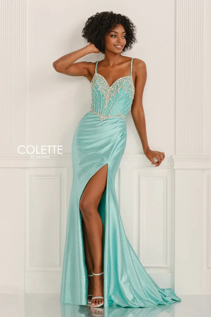 Style CL6173 Colette by Daphne #4 Spearmint frontface vertical picture